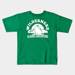 wilderness typography design Kids T-Shirt